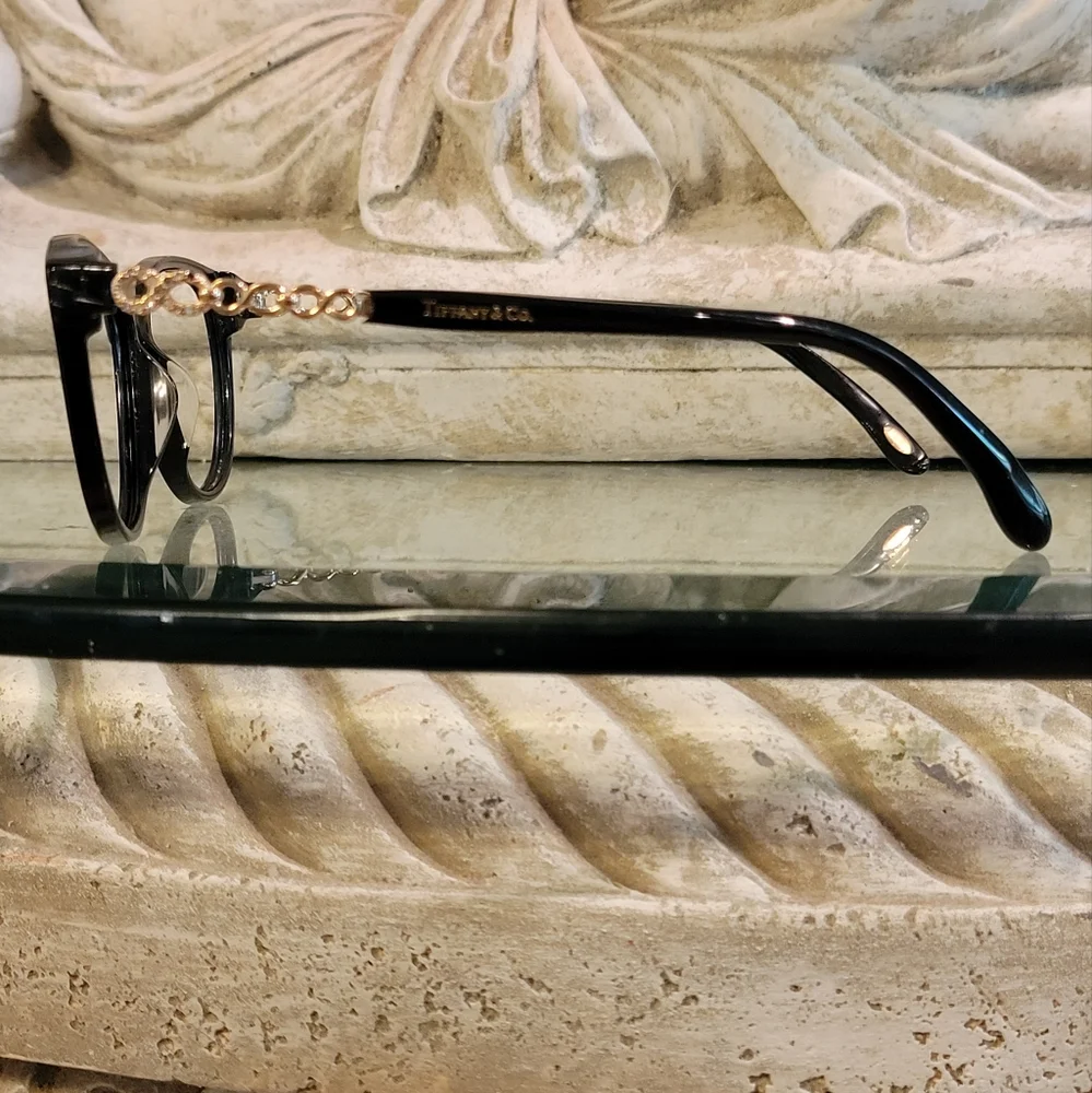 Tiffany & Company Infinity TF2120 Crystal Eyeglasses Luxury Frames NAM#492